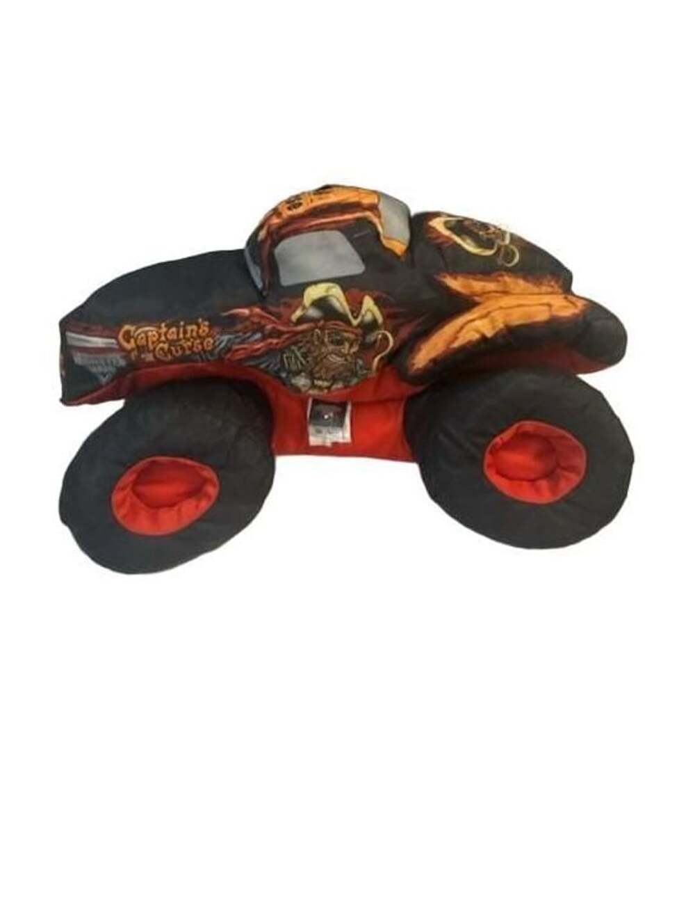 Monster Jam Captain's Curse Plush Monster Truck Pillow